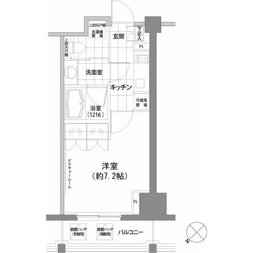 パークハビオ渋谷の間取り