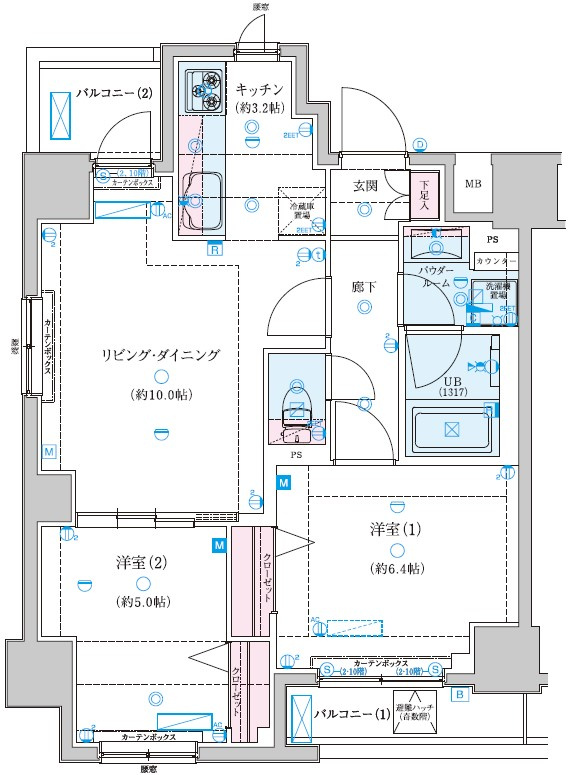 GENOVIA新子安の間取り