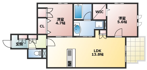 【間取り】 | HEBEL　MAISON大手町