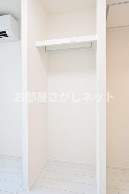長楽町屋レジデンス【おとり物件なし】#学生・社会人にオススメ！初期費用分割払いOK！の収納|オープンクローゼット