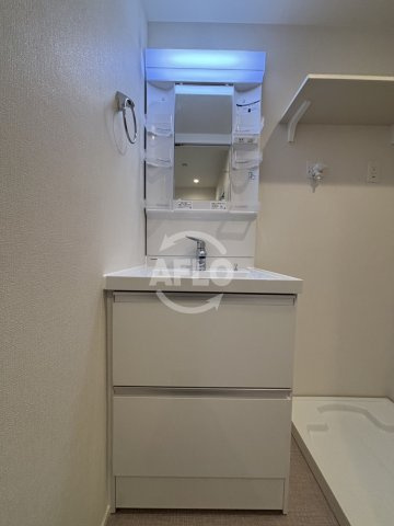 ハーモニーテラス田中　田中小学校の独立洗面台|ハーモニーテラス田中　独立洗面台