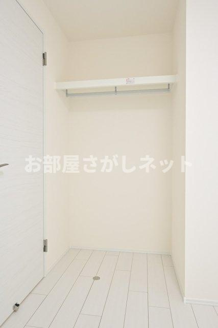 長楽町屋レジデンス【おとり物件なし】#学生・社会人にオススメ！初期費用分割払いOK！の収納|オープンクローゼット