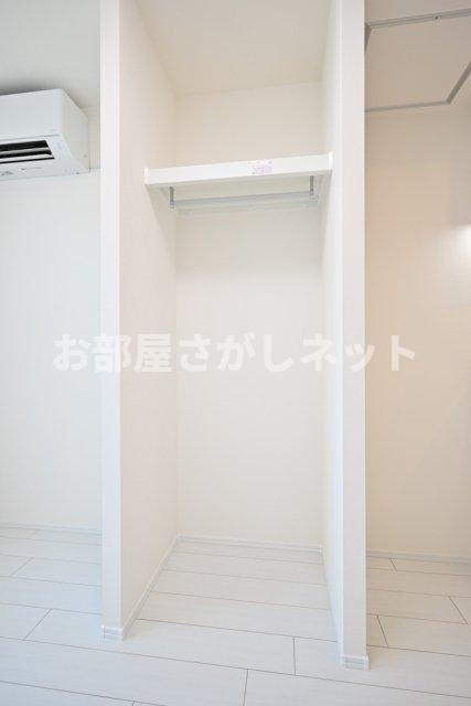 長楽町屋レジデンス【おとり物件なし】#学生・社会人にオススメ！初期費用分割払いOK！の収納|オープンクローゼット