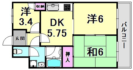 ジュエリー山手の間取り