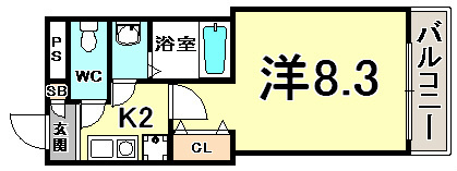 神戸・山手アパートメントの間取り