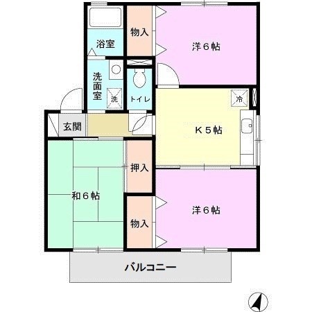 シャルマンコートの間取り