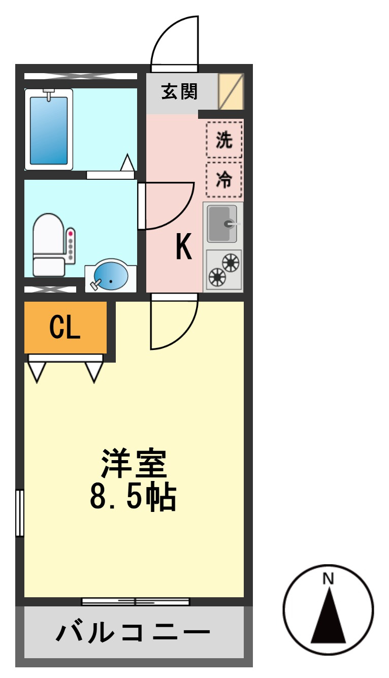 リブリ・KOIKEの間取り