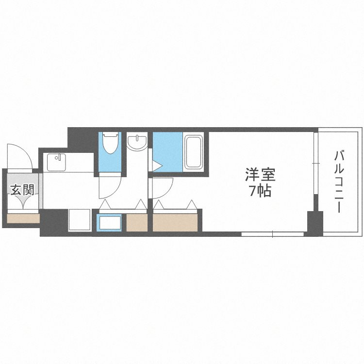 ユーレジデンス淀屋橋(旧:ジュネーゼグラン淀屋橋)の間取り