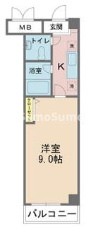 Gran Pino 立売堀の間取り