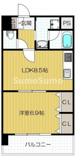 サザンパークスの間取り