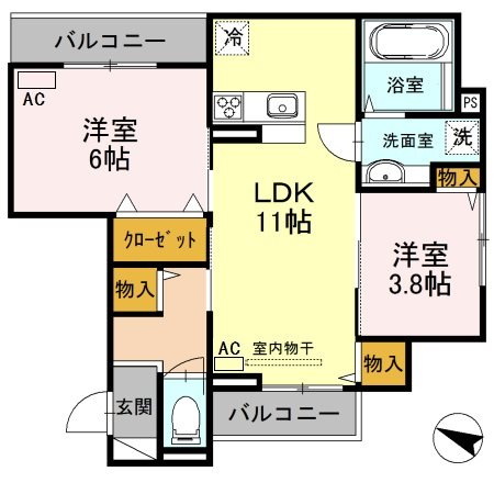 Audreyの間取り