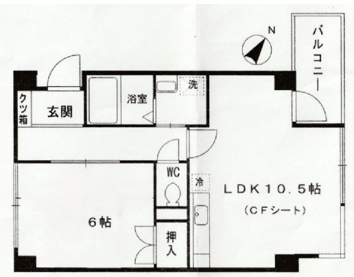 ヒルコート深江北町の間取り