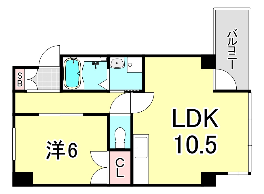 ヒルコート深江北町の間取り
