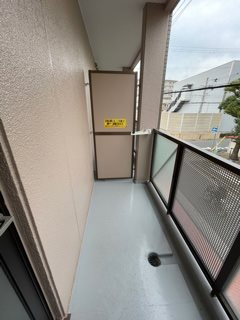 ヒルコート深江北町のバルコニー