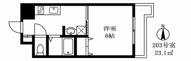 ハピネス池尻の間取り