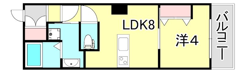 エカルラート青谷の間取り