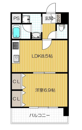 サザンパークスの間取り