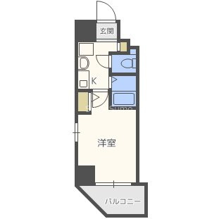 エスリード上本町北の間取り