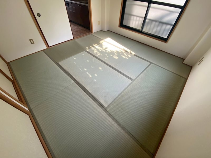 クスチュウ旗塚通の寝室