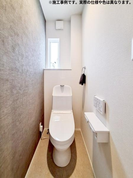 曙台2丁目　新築の内観：施工例|トイレ　施工事例写真　※写真はイメージです。実際の仕様や色とは異なる場合があります。
