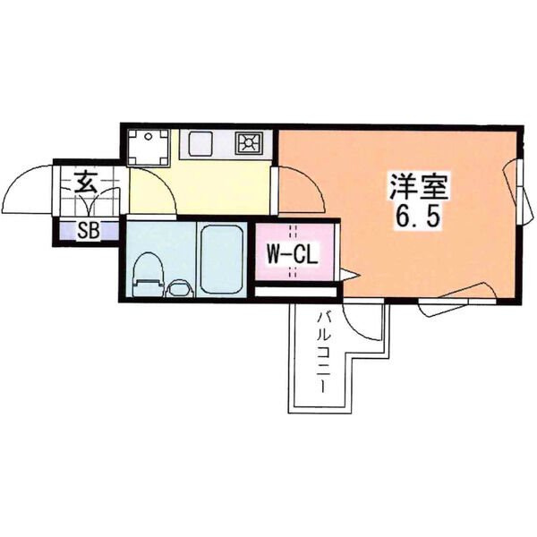 エスリード三宮第２の間取り