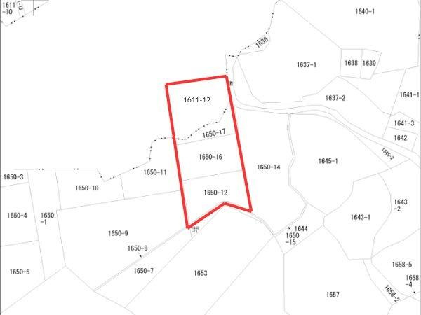 久土　土地の土地図|※図面と現況が異なる場合は現況を優先。