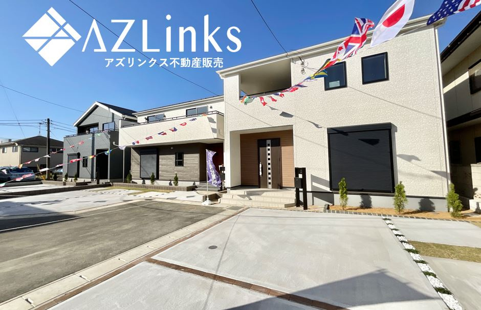 習志野市谷津5丁目の外観|同仕様施工例です。実際の間取り・設備・仕様・色柄とは異なる場合があります。