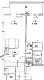 S-RESIDENCE博多駅東awesomeの間取り