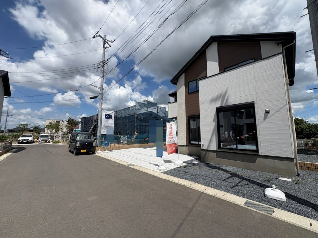 柏市大室　全18区画の前面道路含む現地写真