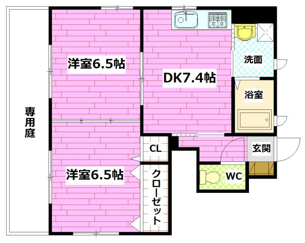 ラフィーネM A棟の間取り