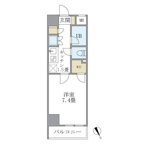 ＫＤＸレジデンス西新宿の間取り