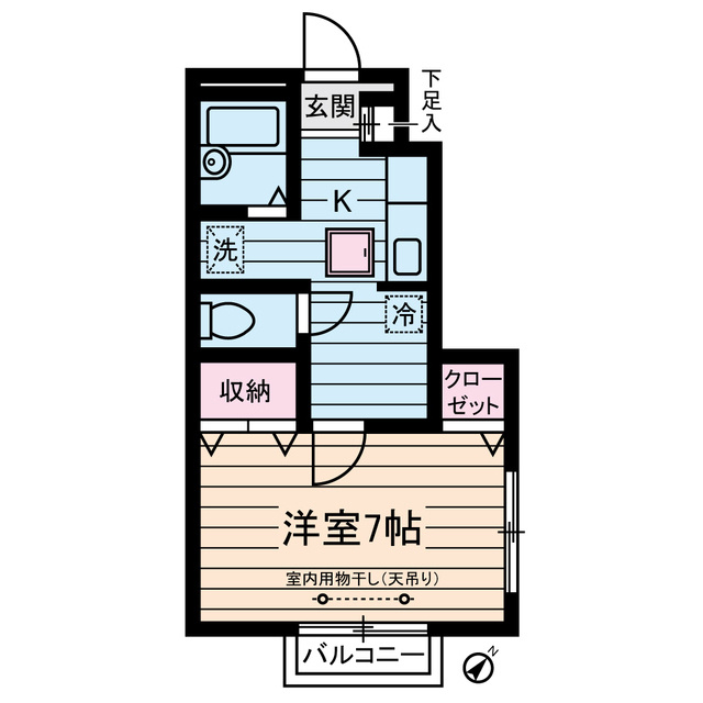 ハイツ・サンの間取り