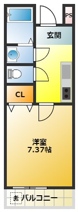 グリーンゲイブルズ大町の間取り