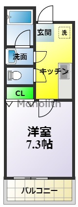 フローラルセゾン春木の間取り