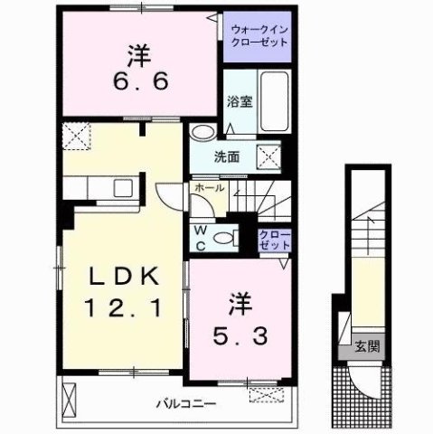 エスポワール・藍の間取り