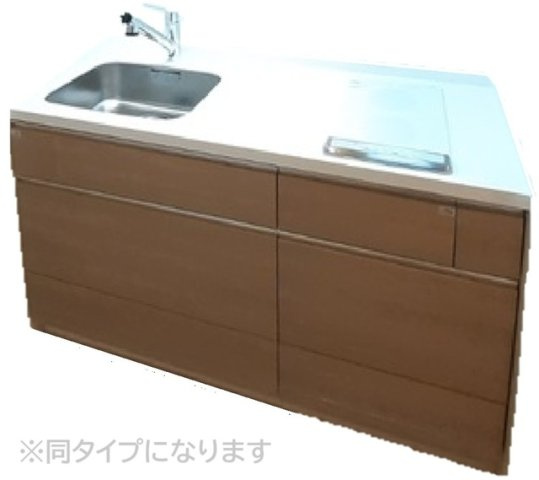 グレイス　八万のキッチン|コンパクトなキッチンで掃除もラクラク
