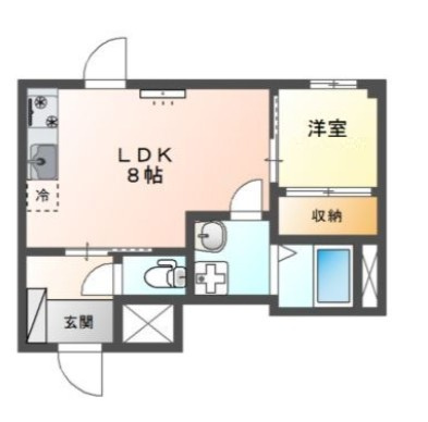 アンジュ  オーの間取り