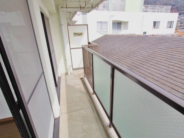 第２川本ビルのバルコニー