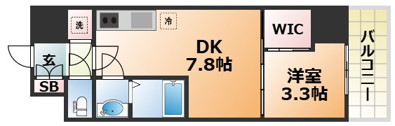 セレニテ神戸駅前アリエの間取り