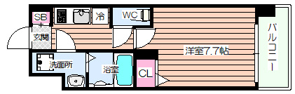 【間取り】 | ALZA立売堀