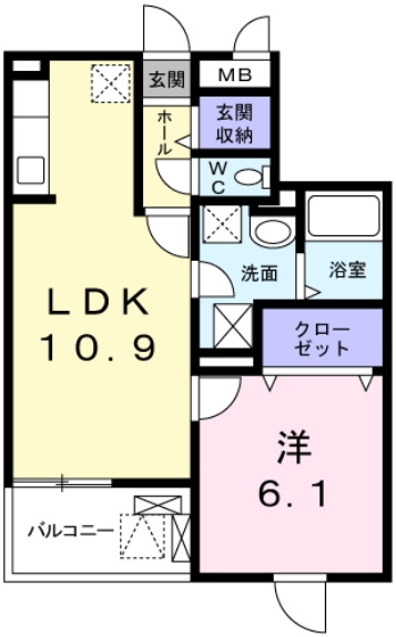 リバープレッソ2の間取り