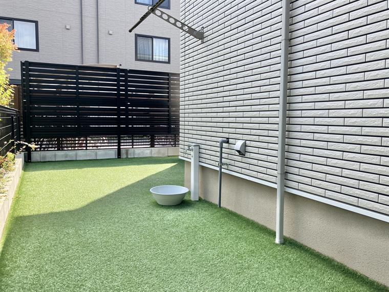 中和泉戸建の庭|お庭です