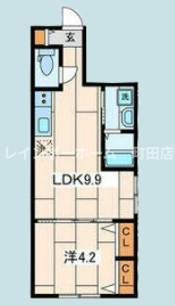 Retro hashimoto※初期費用分割あと払いサービス利用可能物件の間取り