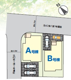 八千代市八千代台北１３丁目１５２７番の区画図