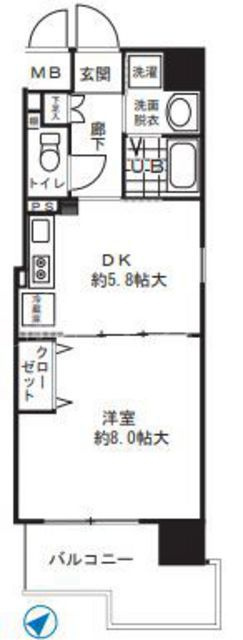 O･G･S FUKUSHIMAの間取り