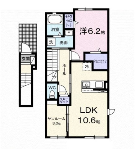 【間取り】 | フロレゾンＤ