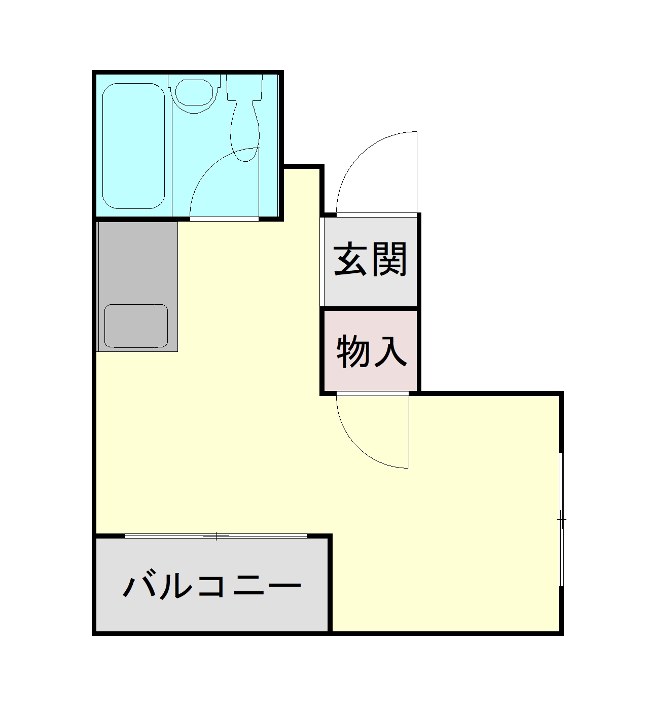マンション福田の間取り