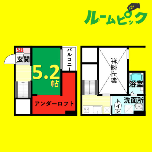 クラリエール五女子(クラリエールゴニョシ)　名古屋市賃貸　仲介手数料無料の間取り