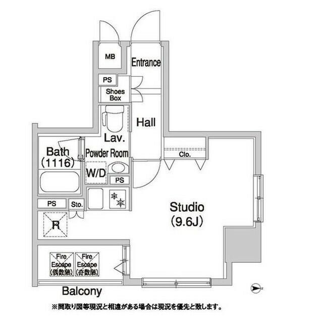 コンフォリア浅草橋DEUXの間取り