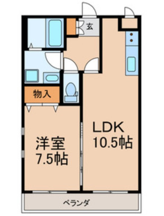 エターナⅠの間取り